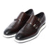Luxury Mens Casual Sneakers Monk Strap Flats Genuine Leather Walk Shoes