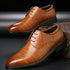 Men's Formal Dressing Shoes Leather Oxfords Pointed Toe for Office and Wedding