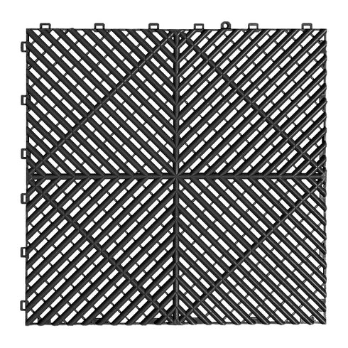Plastic Interlocking Garage Flooring Tiles for Drainage Solution