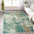Crystal Pile Carpet Modern Abstract Area Rug Washable Stain Resistant for Living Room Kitchen Bathroom Entryway