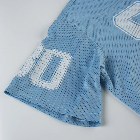 IAMSURE Sporty Activewear Number Printed T Shirt Casual Loose O-Neck Short Sleeve Tees Women 2024 Summer Fashion Streetwear Lady