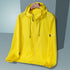 Summer Hooded Windbreaker Jacket for Men and Women - Quick Dry Sun Protection Clothing for Fishing and Hunting, Casual Outdoor Outerwear with Pockets