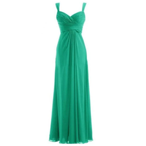 A Line Chiffon Sweetheart Bridesmaid Dress For Evening With Pleated Off Shoulder Silhouette And Lace Up Back