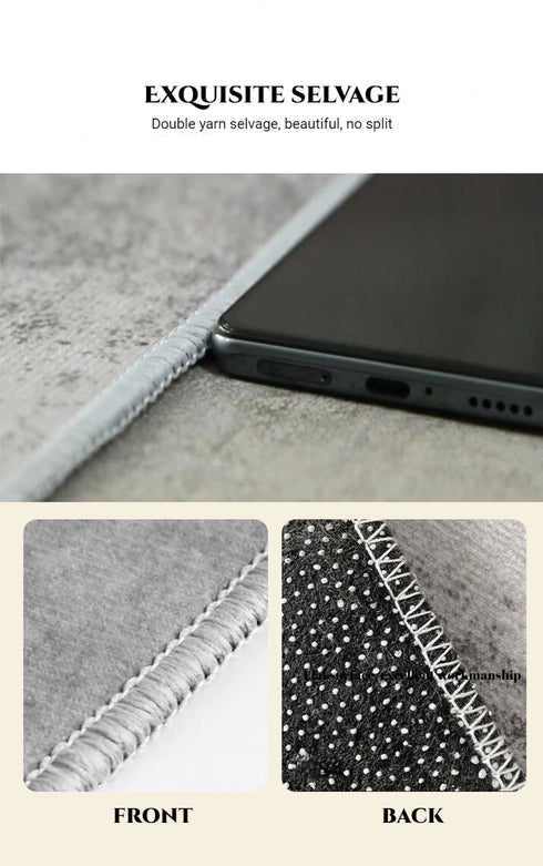 Leopard Print Round Carpet Decoration for Living Room Area Rugs Non-Slip Floor Mats