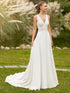 Summer Wedding Dresses Beach Bridal Gowns Boho Lace Sleeveless