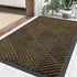 Absorbent Low Profile Entryway Rug Non-Slip Washable Welcome Mat for Heavy Duty Use