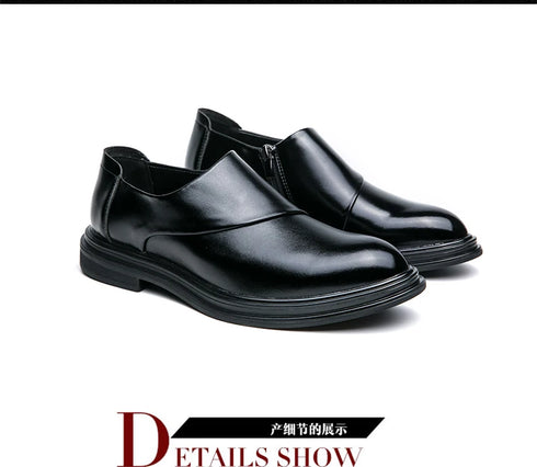 Fashion Men's Dress Shoes Formal Loafers Leather Wedding Shoes for Men