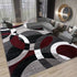 Geometric Circle Area Rug for Living Room Decor and Bedroom Use