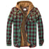 Men's Casual Plaid Hooded Zipper Jacket - Cozy Winter Outerwear for Stylish Adventures