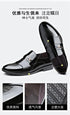 Fashionable PU Leather Slip On Formal Shoes for Men Elegant Business Casual Footwear