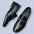 Stylish Men's Genuine Leather Pointed Loafers for Summer - Comfortable, Breathable Casual Shoes Perfect for Spring and Autumn Occasions