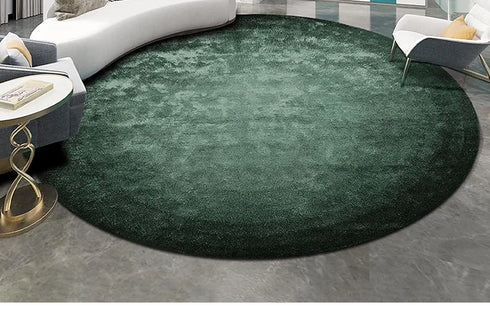 Modern Minimalist Round Carpet for Living Room Soft Plush Rug Home Decor