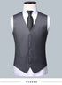 Elegant Men's 3-Piece Suit Set - Blazer, Waistcoat & Trousers for Business, Weddings, and Job Interviews - Slim Fit Smart Casual Attire for Every Season