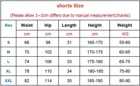 Men's Running Shorts Quick-Drying Fitness Jogging Double Layer Shorts Workout Training Bodybuilding Pants