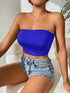 Plus-size seamless ice silk top breast women spring summer thin breathable sexy gathering strapless womens underwear