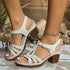 Women Slip On Chunky Platform Sandals Summer Wedges