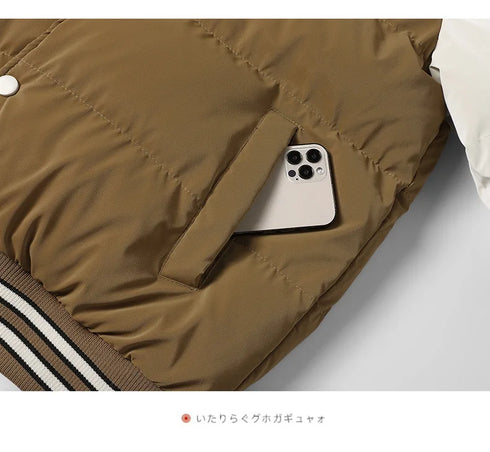 Detachable Liner Hooded Cotton-Padded Jacket for Men in Winter - Stylish Casual Outerwear for Couples, Available in L-XXXL Sizes