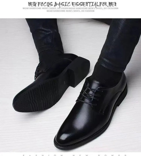 Spring and Autumn Casual Business Formal Leather Shoes for Men