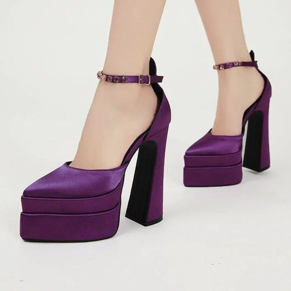 Stylish Women's Summer Party Pumps with Sexy Thin High Heels and Pointed Toe Design for Dressy Occasions and Weddings