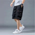 Men's Casual Workwear Shorts with Multiple Pockets for Summer Comfort