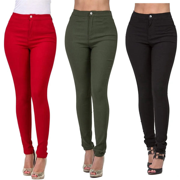 High Waist Slim Jeans For Women With Pockets And Stretch