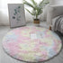 Plush Round Rug Mat for Living Room and Bedroom Home Decor