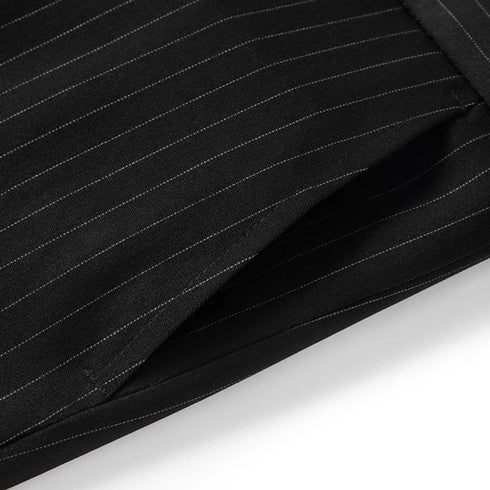 Business Casual Suit Three-Piece Set with Vest and Trousers in Fashionable British Style