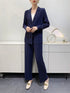 Elegant Pleated Long-Sleeved Jacket for Women - Comfortable Casual Suit with Thickened Design for Spring and Autumn Wear