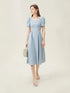 FSLE Swan Dress French Style High Waist Dress for Women