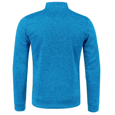 Men's Casual Long Zipper Jacket for Autumn and Winter – Thick, Comfortable Outerwear with Turtleneck and Pockets