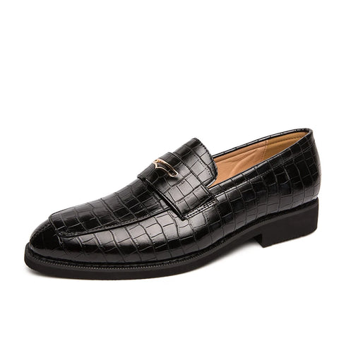 Stylish Italian Leather Penny Loafers for Men - Classic Dress Shoes for Weddings and Formal Events, Available in Big Sizes 38-48