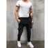 Fashionable Men's Ripped Denim Overalls - Trendy High Street Cargo Bib Jumpsuits for Hip Hop Style and Casual Outfits