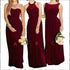 A-Line Chiffon Bridesmaid Dresses Elegant Floor-Length Sleeveless Gown For Wedding Party Occasion