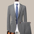 Men's Fashion Business Suit Two-Piece Set for Weddings and Banquets