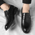 Leather Breathable Men's Casual Shoes Slip-On Loafers for Spring and Autumn