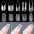 120pcs Matte Press On Nail Tips - Soft Full Cover Oval Almond Fake Nails for Spooky Season and Autumn Glam