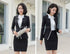 Elegant Long Sleeve One Button Business Suit for Women - Stylish Office Lady Attire for Formal Events and Professional Settings