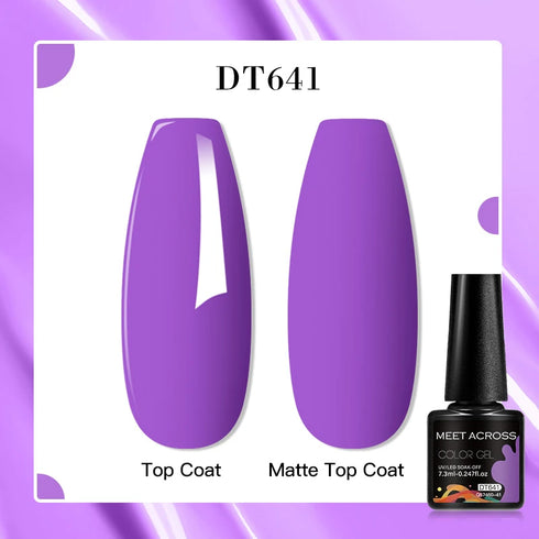 Vibrant 7.3ml Semi-Permanent Gel Nail Polish for Stunning Nail Art and Manicure - Soak Off LED UV Varnish for Long-Lasting Beauty