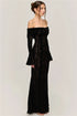Mozision Lace Off-shoulder Sexy Maxi Dress Elegant Evening Dress