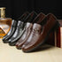 Elegant Slip-On Loafers for Men - Versatile Round Toe Casual and Business Shoes, Handmade Mocasines for All-Day Comfort