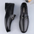 Stylish Men's Casual Genuine Leather Loafers - Breathable Slip-On Moccasins for Business and Driving