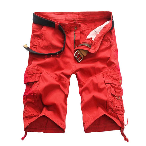 Summer Cargo Shorts Men Cool Camouflage Casual Pants Camo