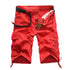 Summer Cargo Shorts Men Cool Camouflage Casual Pants Camo