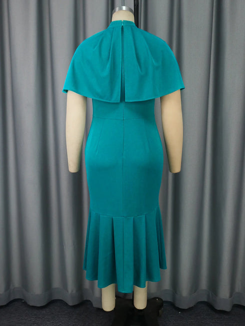 Elegant Church Dresses for Women Mermaid Cap Sleeves Modest Gowns