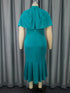 Elegant Church Dresses for Women Mermaid Cap Sleeves Modest Gowns