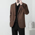 Slim Fit Men's Formal Business Blazer Jacket - Spring/Autumn Fashion Office Suit