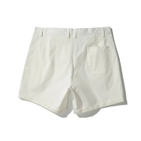 Man Shorts Summer Cotton Middle Waist Male Elastic Waist Casual Business Shorts