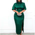 Long Dress Women Party Pleated Bandage Elegant Evening Maxi Dresses