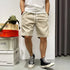 Trendy Retro Corduroy Men's Casual Work Shorts for Summer