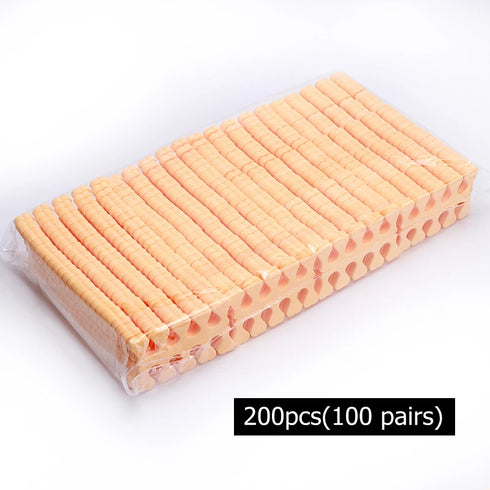 Ultimate Nail Art Foam Toe Separators for Manicure and Pedicure - Soft Sponge Finger Coating Tools in Bulk (100/200/400 Pieces)